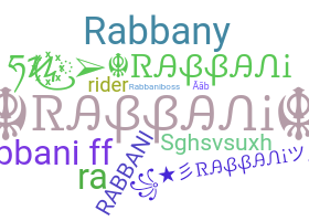Biệt danh - Rabbani