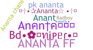 Biệt danh - Ananta