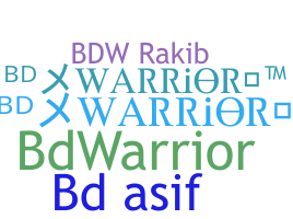 Biệt danh - BDwarrior