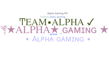 Biệt danh - AlphaGaming