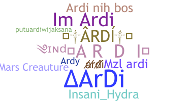 Biệt danh - Ardi