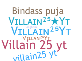 Biệt danh - Villain25yt