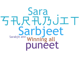 Biệt danh - Sarabjit