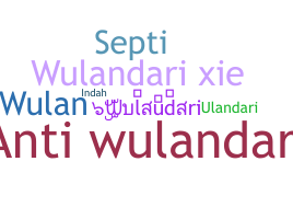Biệt danh - Wulandari