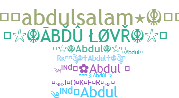 Biệt danh - Abdul