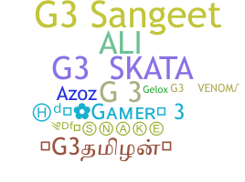 Biệt danh - G3