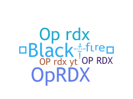 Biệt danh - OPRDX
