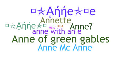 Biệt danh - Anne