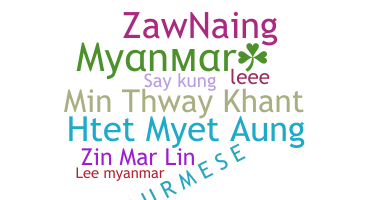 Biệt danh - Myanmar