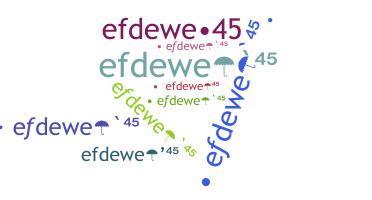 Biệt danh - efdewe45