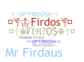 Biệt danh - Firdos