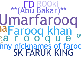 Biệt danh - Farooq