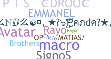 Biệt danh - Rayos