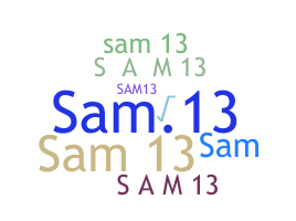 Biệt danh - Sam13