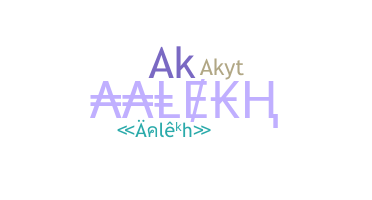 Biệt danh - Aalekh