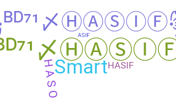 Biệt danh - Hasif