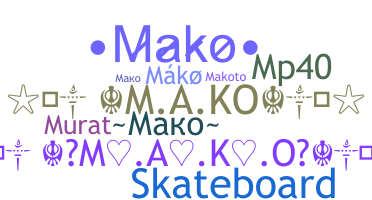 Biệt danh - Mako