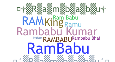 Biệt danh - Rambabu