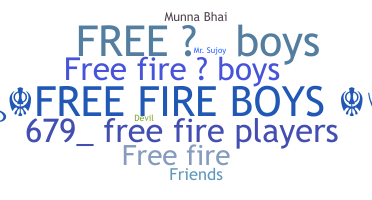 Biệt danh - Freefireboys