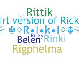 Biệt danh - Rikki