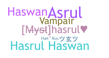 Biệt danh - Hasrul