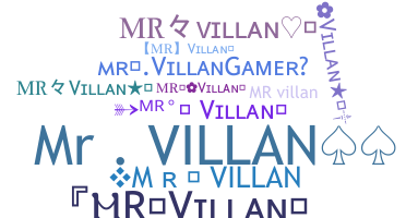 Biệt danh - Mrvillan