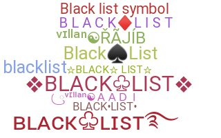 Biệt danh - blacklist