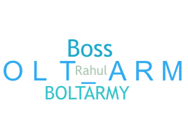Biệt danh - Boltarmy