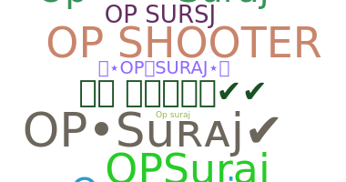 Biệt danh - Opsuraj
