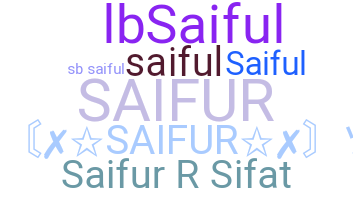 Biệt danh - Saifur