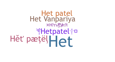 Biệt danh - HetPatel