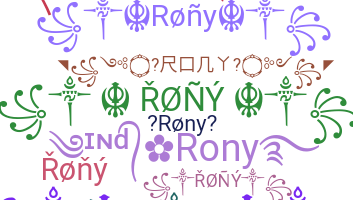 Biệt danh - Rony