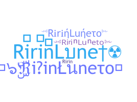 Biệt danh - RirinLuneto