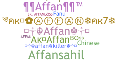 Biệt danh - Affan