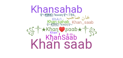 Biệt danh - KhanSaab