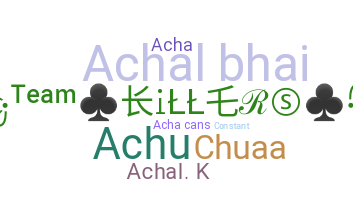 Biệt danh - Achal