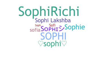 Biệt danh - Sophi