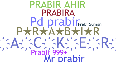 Biệt danh - Prabir