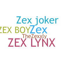 Biệt danh - zex