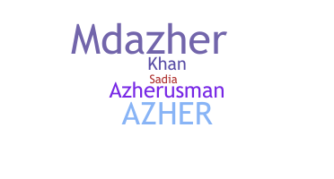 Biệt danh - Azher