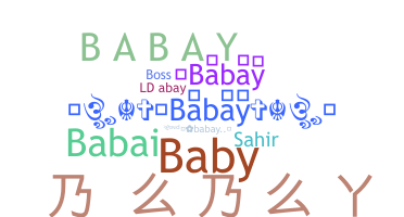 Biệt danh - Babay