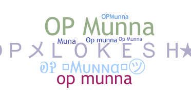 Biệt danh - Opmunna