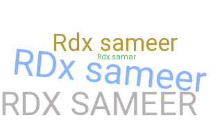 Biệt danh - RDXsameer