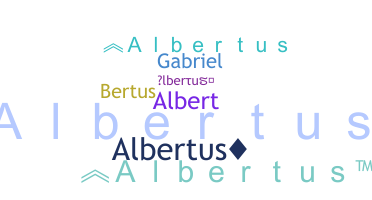 Biệt danh - Albertus
