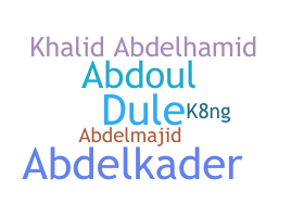 Biệt danh - Abdel