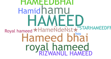 Biệt danh - Hameed