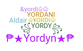 Biệt danh - Yordi
