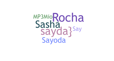 Biệt danh - Sayda