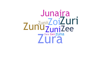 Biệt danh - Zunaira
