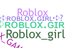 Biệt danh - RobloxGirl